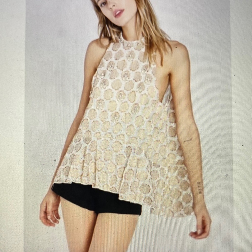 Urban Outfitters Kimchi Blue peplum ruffle top